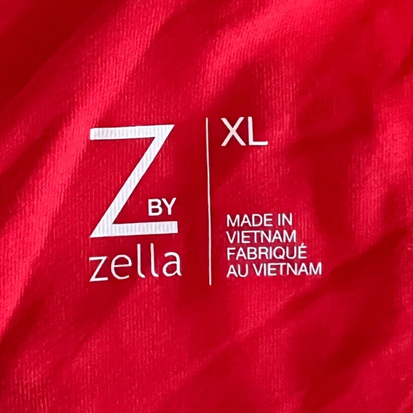 NWOT Zella Red Mesh Tank Top Size XL - Picture 9 of 10
